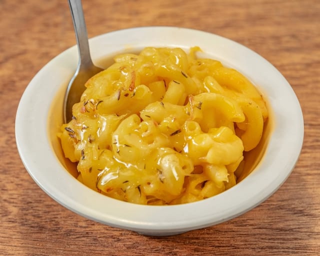 Baked Mac & Cheese.