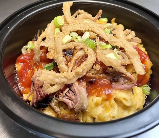 BBQ Mac & Cheese Bowl.