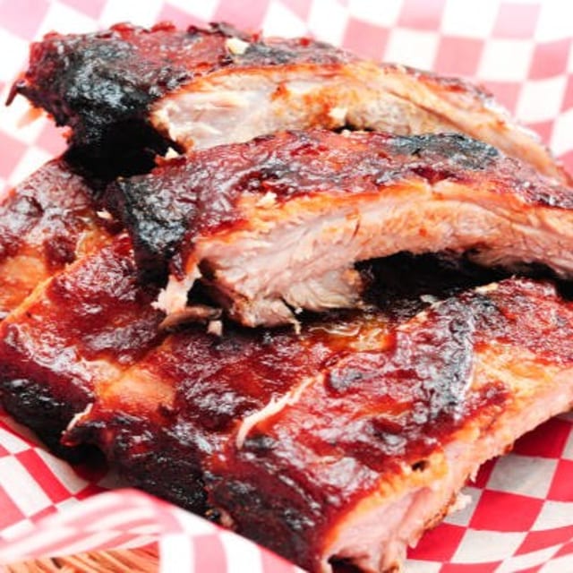 Slab of St. Louis Style Ribs Only.