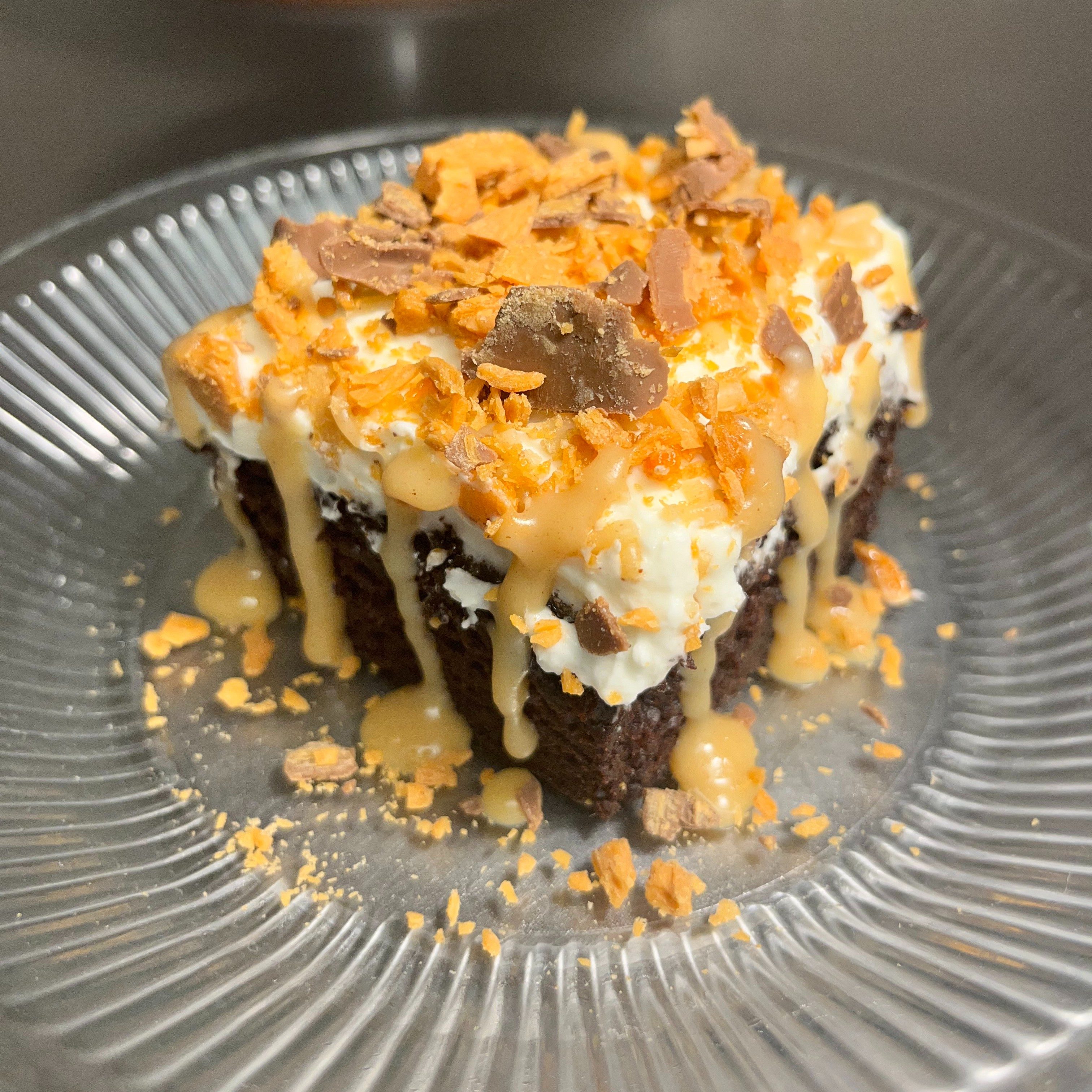 Butterfinger Cake.