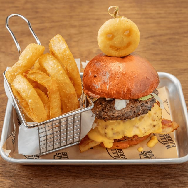 Bacon Mac 'N Cheese Burger.