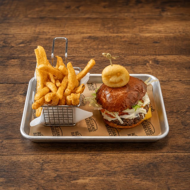 All-American Cheeseburger.