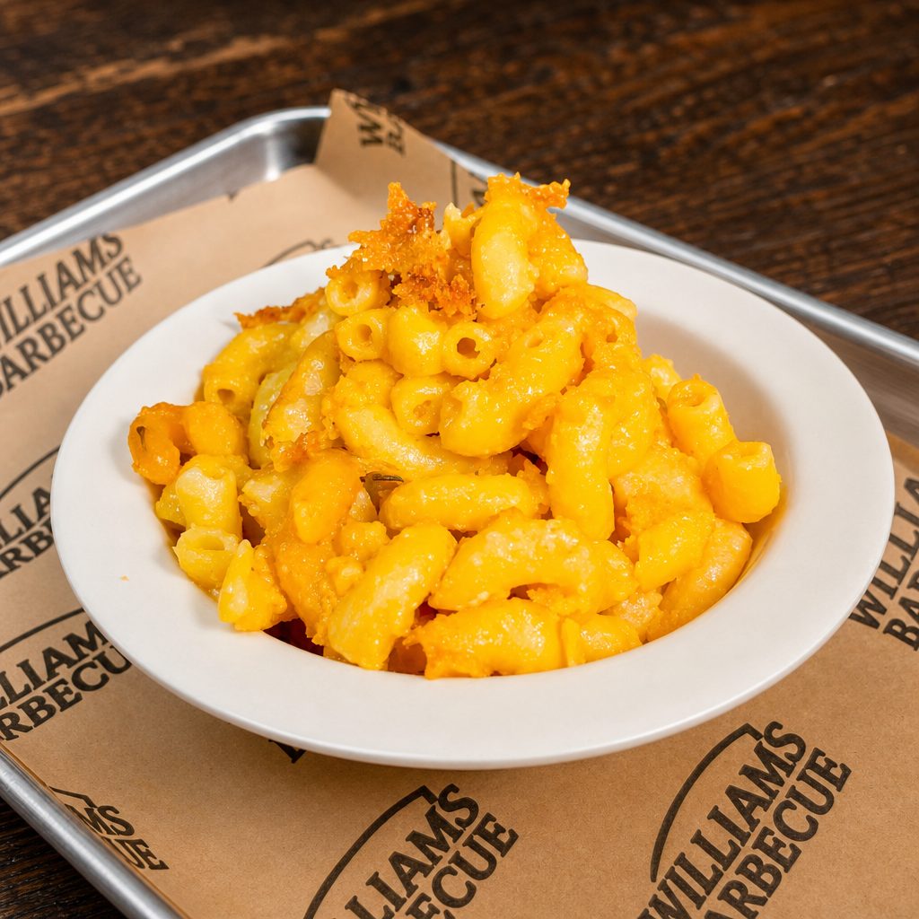 Baked Mac & Cheese.