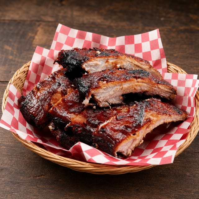Slab of St. Louis Style Ribs Only.