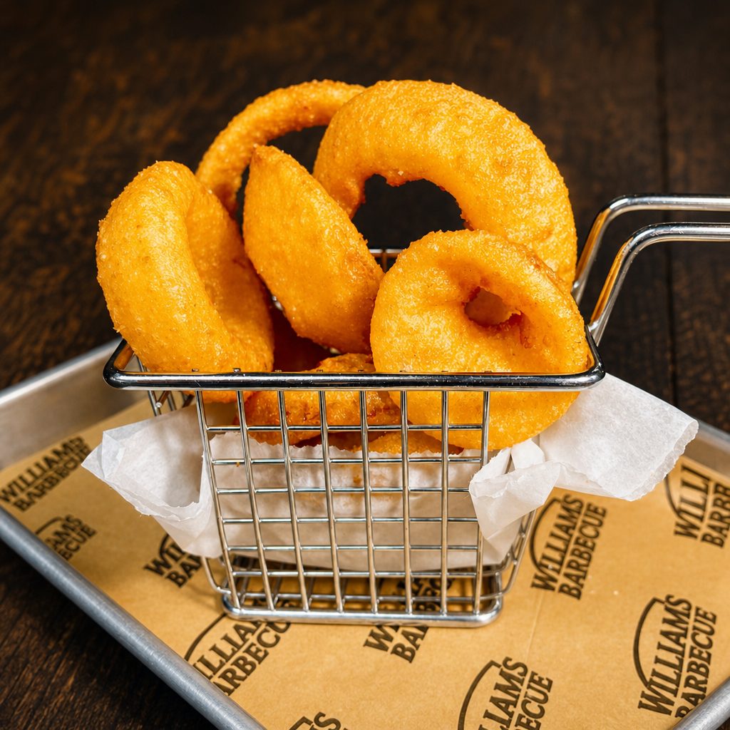 Beer Battered Onion Rings.