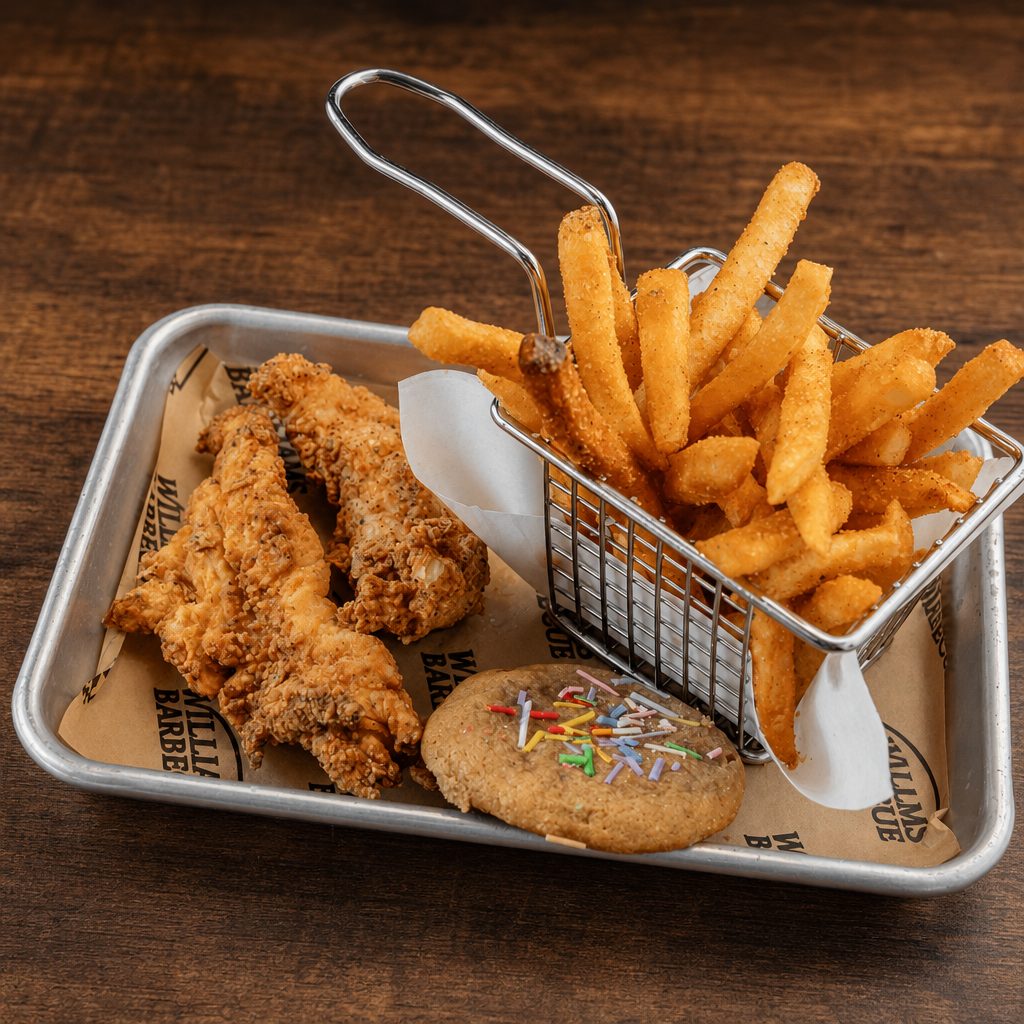 Junior 2-pc Chicken Tenders.