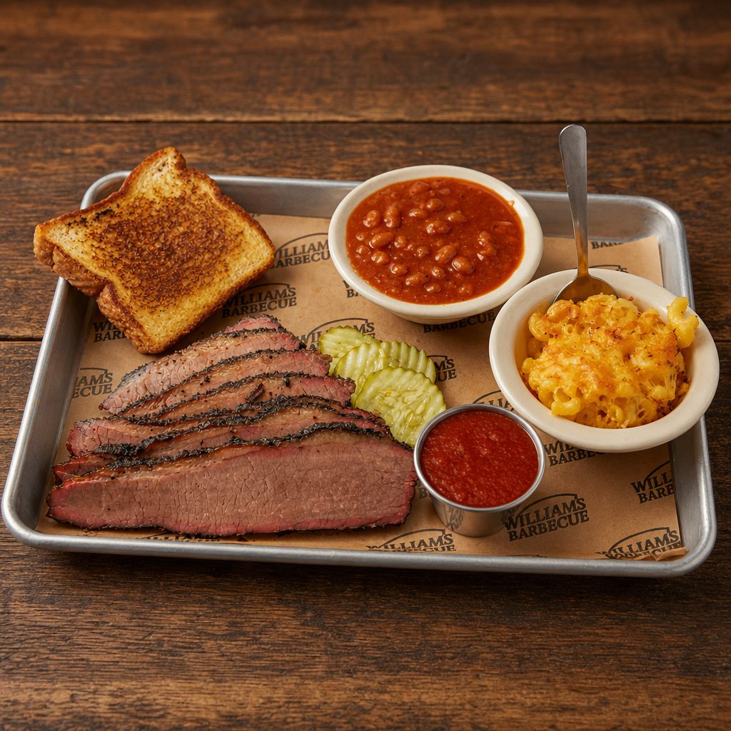 Smoked Brisket Plate.