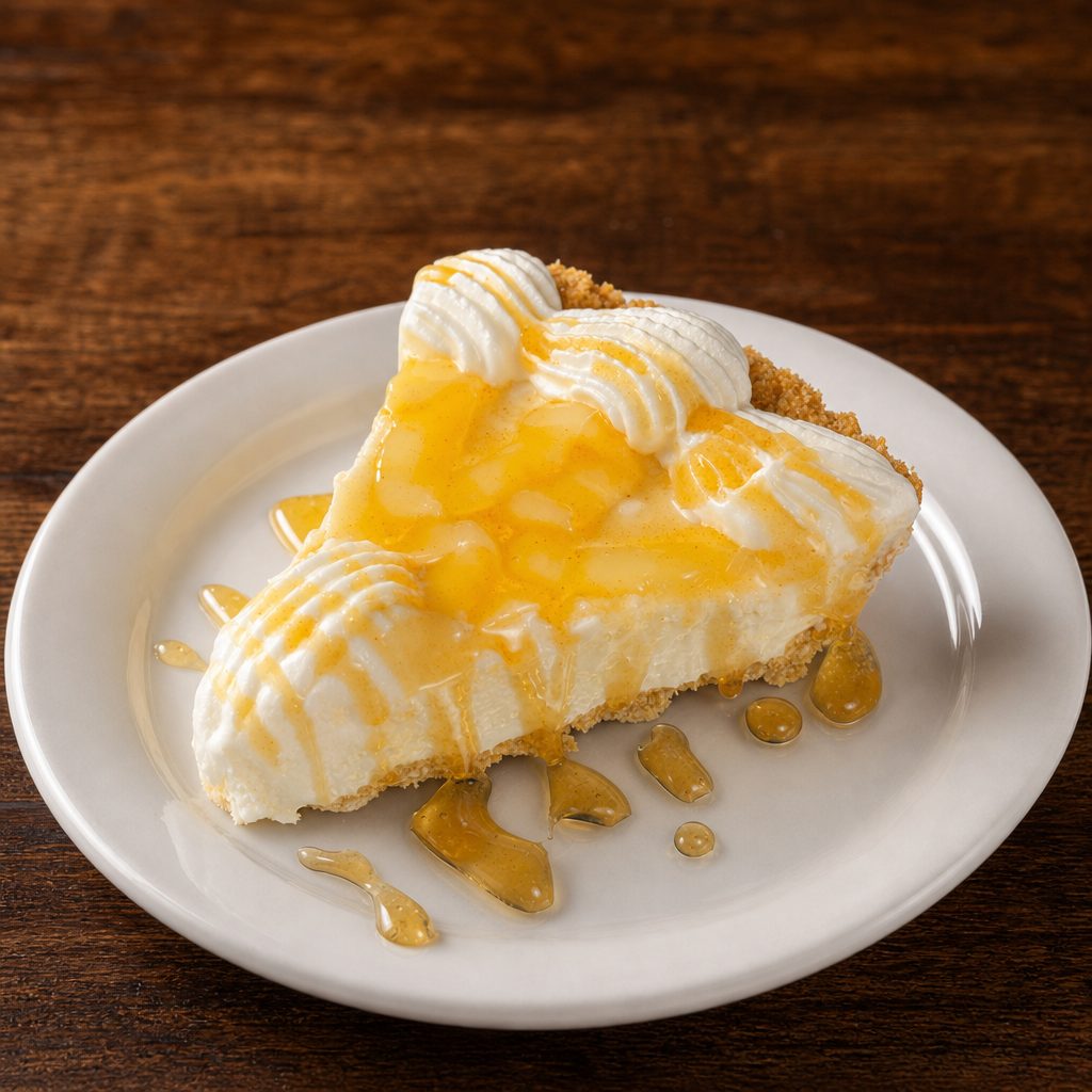 Hot Honey Lemon Cream Pie.