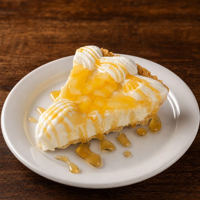 Hot Honey Lemon Cream Pie.