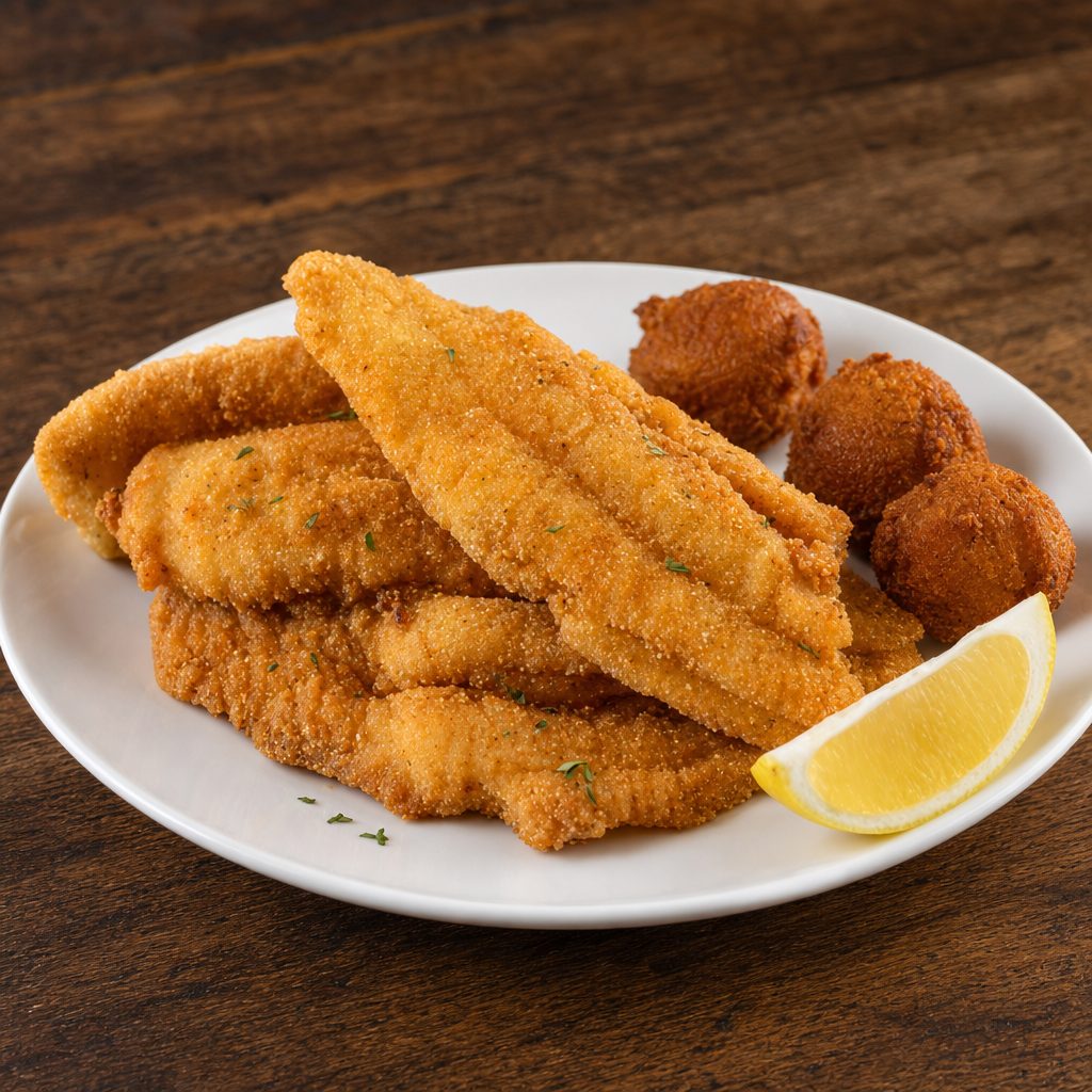 Catfish Filet Plate.