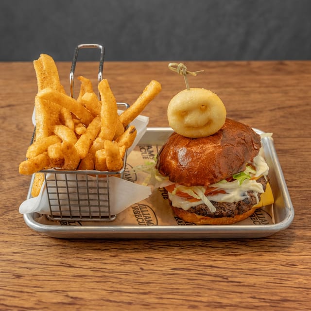 All-American Cheeseburger.