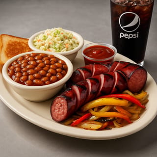 Smoked Sausage Plate